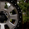 KING OFFROAD - ARMOR SILVER BRUSHED FACE SATIN BLACK LIP | Silver KING OFFROAD - ARMOR SILVER BRUSHED FACE SATIN BLACK LIP | Silver